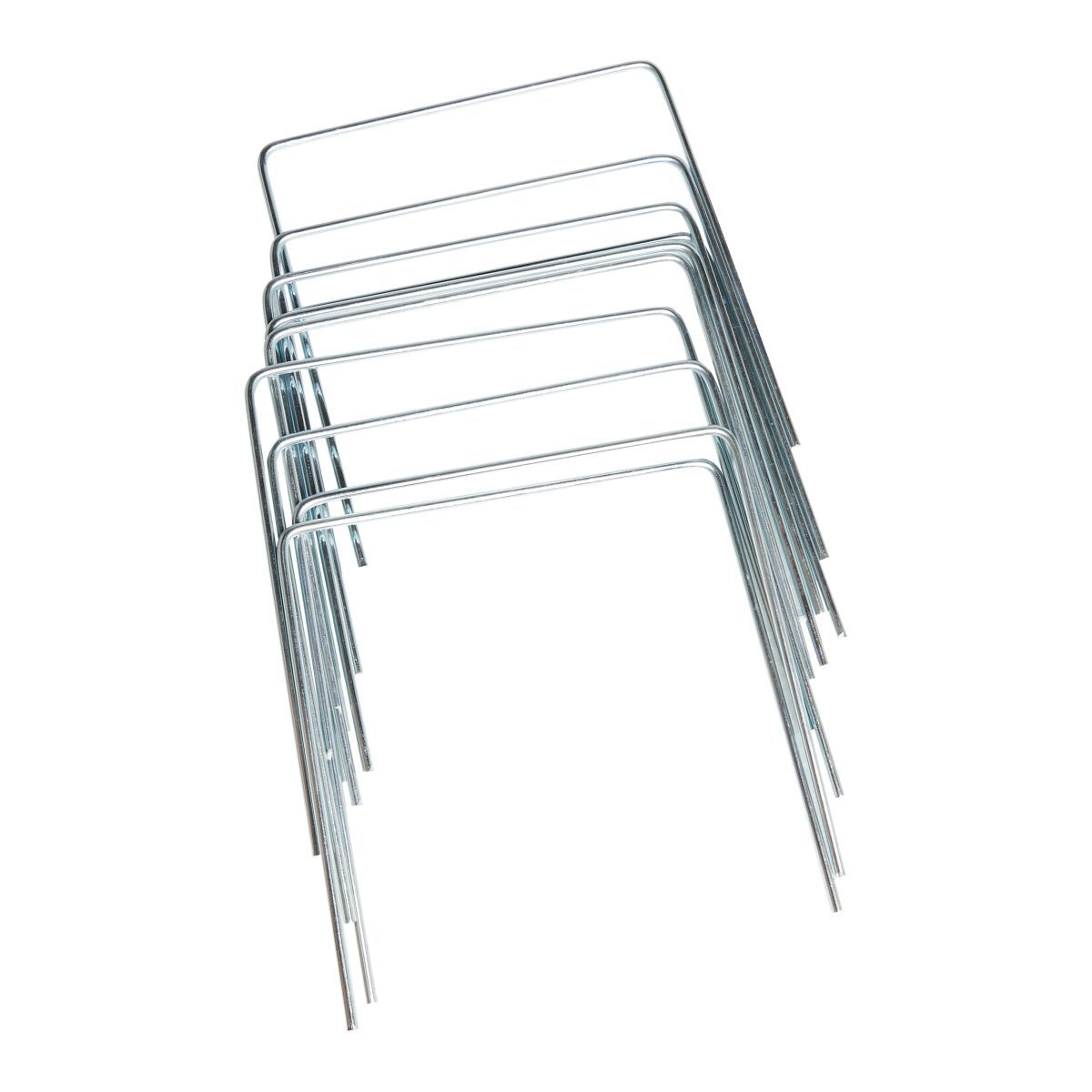 GARDENSTAR Lot de 10 agrafes métalliques - 15 x 4 cm