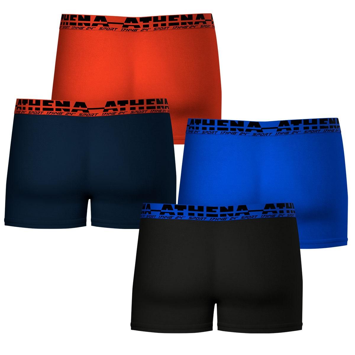 Athena Lot de 4 boxers homme