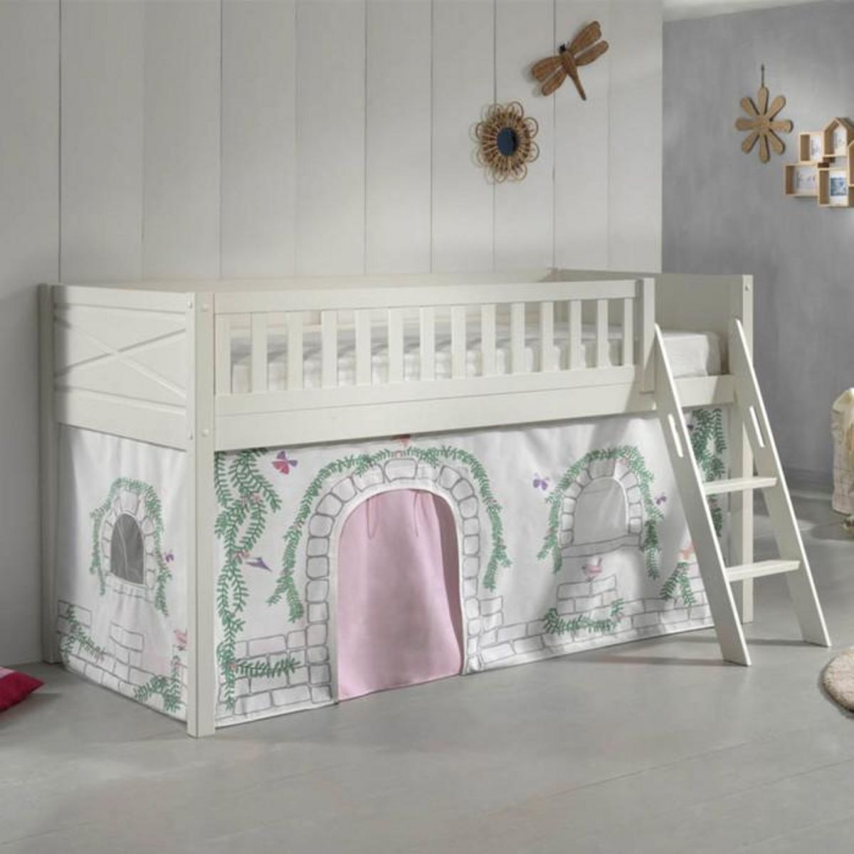 Paris Prix Lit Enfant Tente  Scott Birdy  90x200cm Blanc