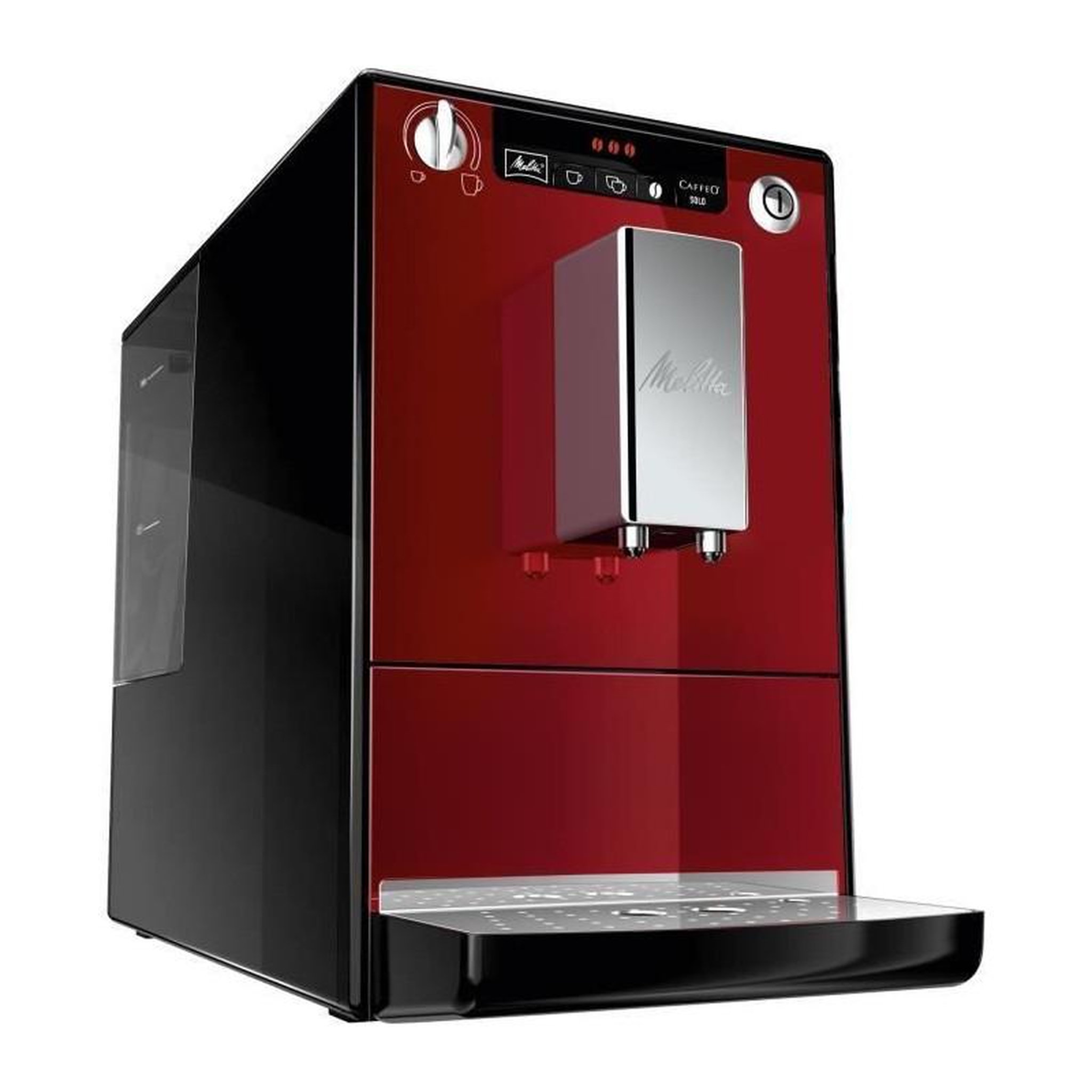 Voir la diapositive 2 : Melitta MELITTA E950-104 Machine expresso automatique avec broyeur Caffeo Solo - Rouge