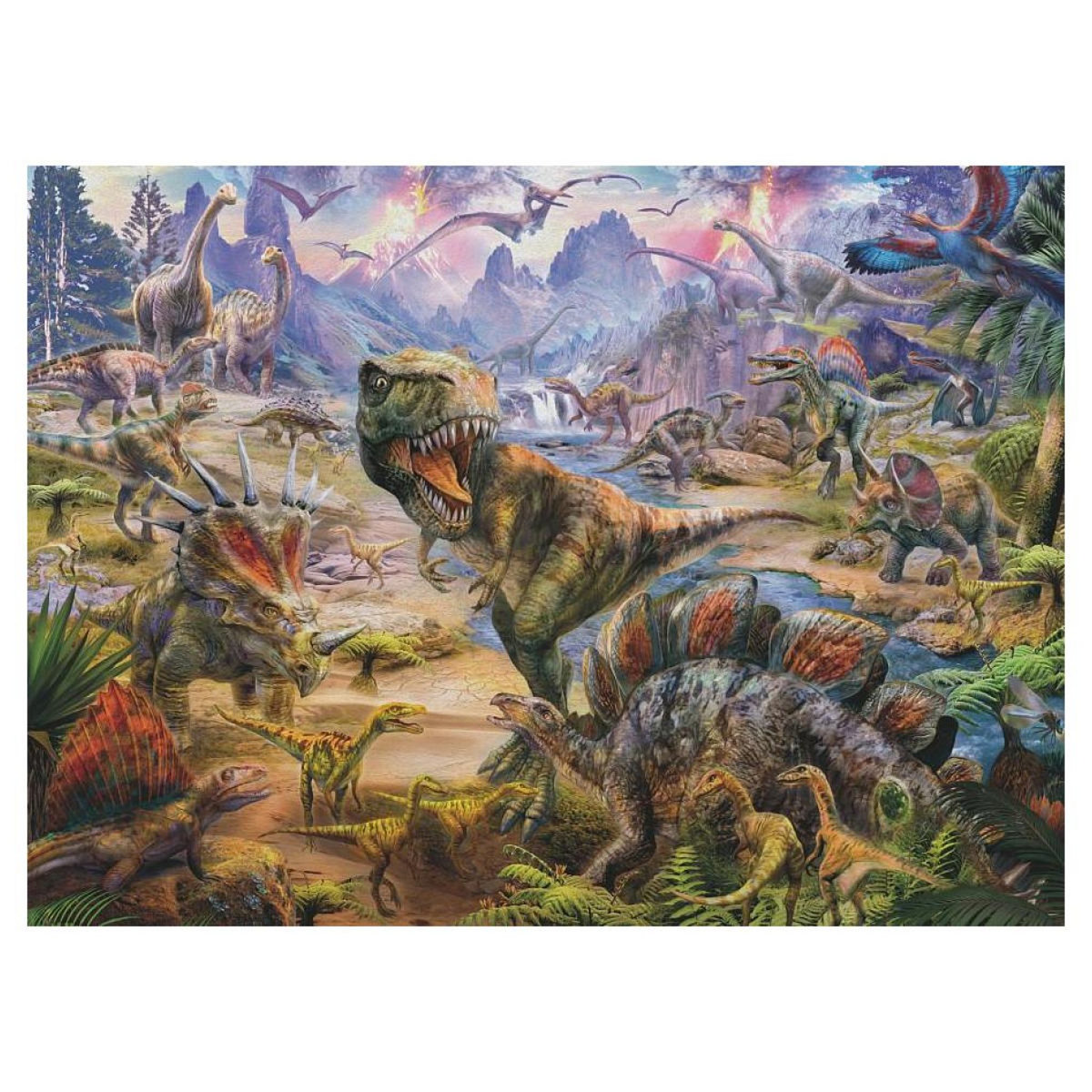 RAVENSBURGER Puzzle 300 p xxl - dinosaures geants