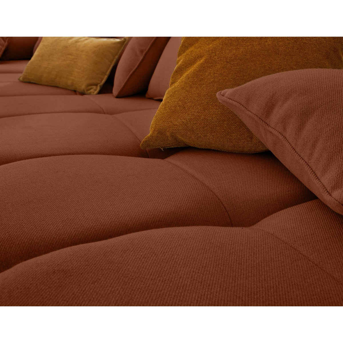 LISA DESIGN Caracas - canapé modulable d'angle gauche - 4 places - en tissu