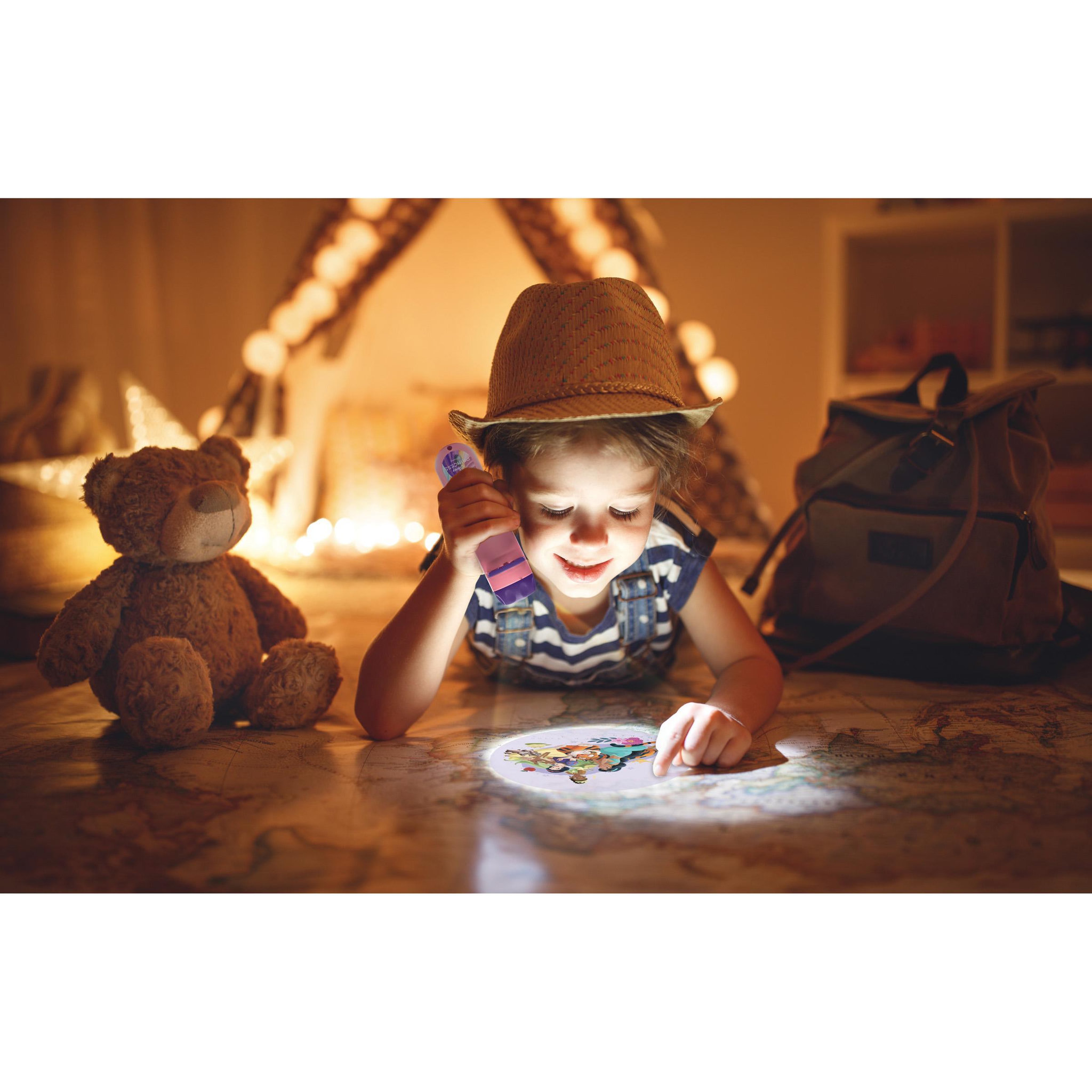 Voir la diapositive 6 : Lexibook Projecteur à histoires et lampe torche Disney princesses