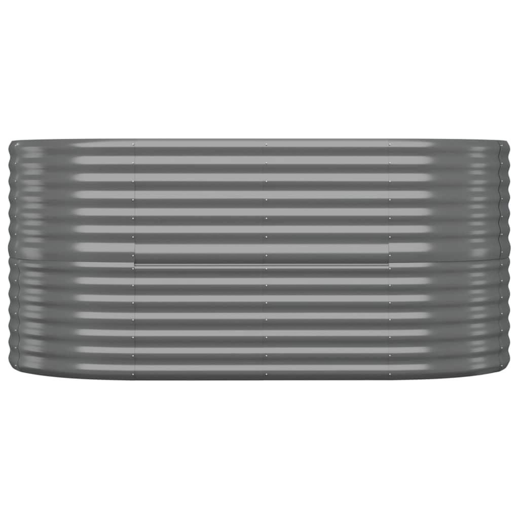 Voir la diapositive 3 : VIDAXL Lit sureleve de jardin Acier enduit de poudre 152x80x68 cm gris