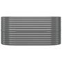Voir la diapositive 3 : VIDAXL Lit sureleve de jardin Acier enduit de poudre 152x80x68 cm gris