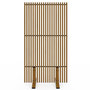 Voir la diapositive 3 : ID MARKET Paravent extérieur ajouré claustra décoratif extérieur 80 x 150 cm effet bois
