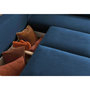 Voir la diapositive 4 : LISA DESIGN Livy - canapé d'angle convertible - avec coffre - en velours côtelé - 5 places - droit