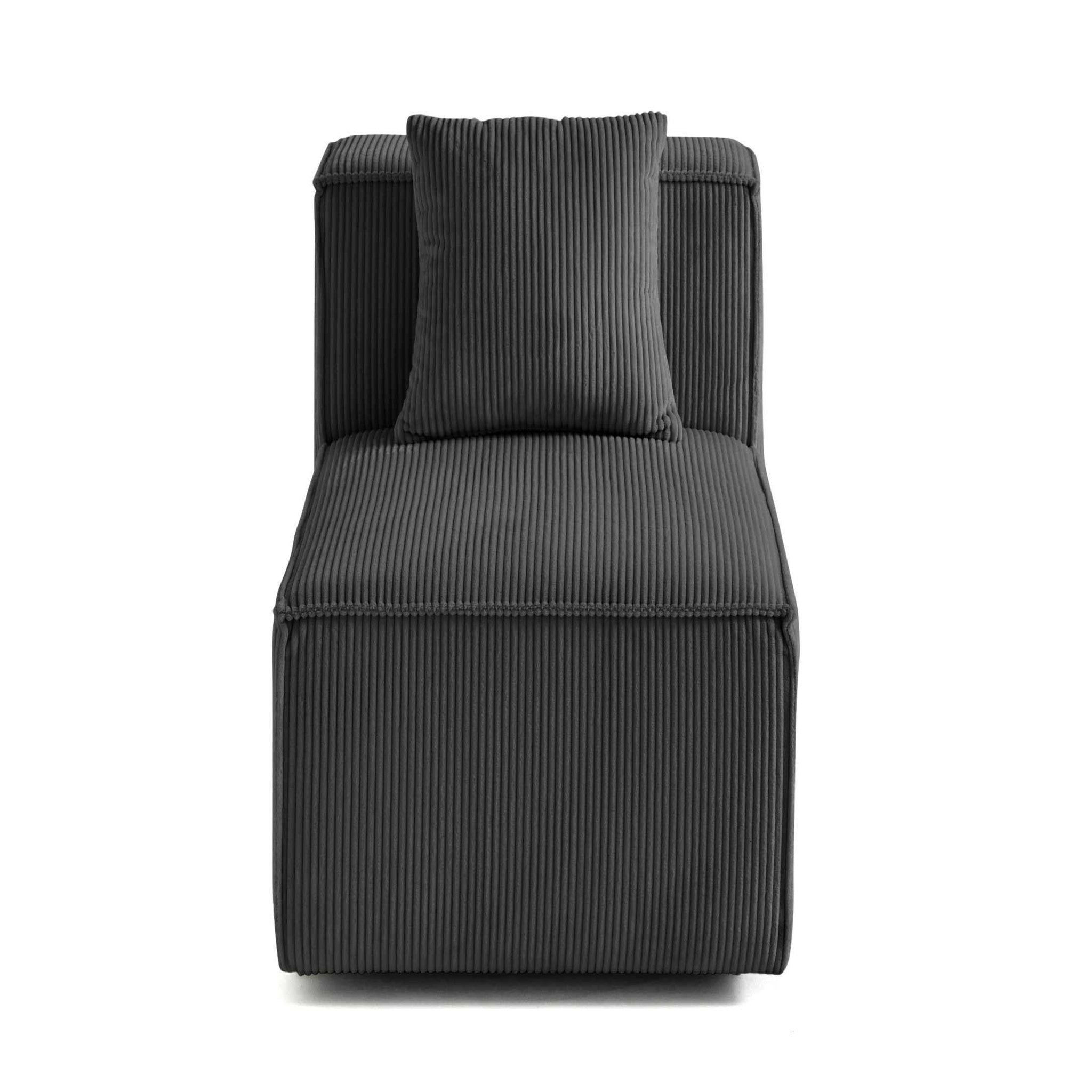 Voir la diapositive 1 : BEST MOBILIER Arty - module d'assise - en velours côtelé