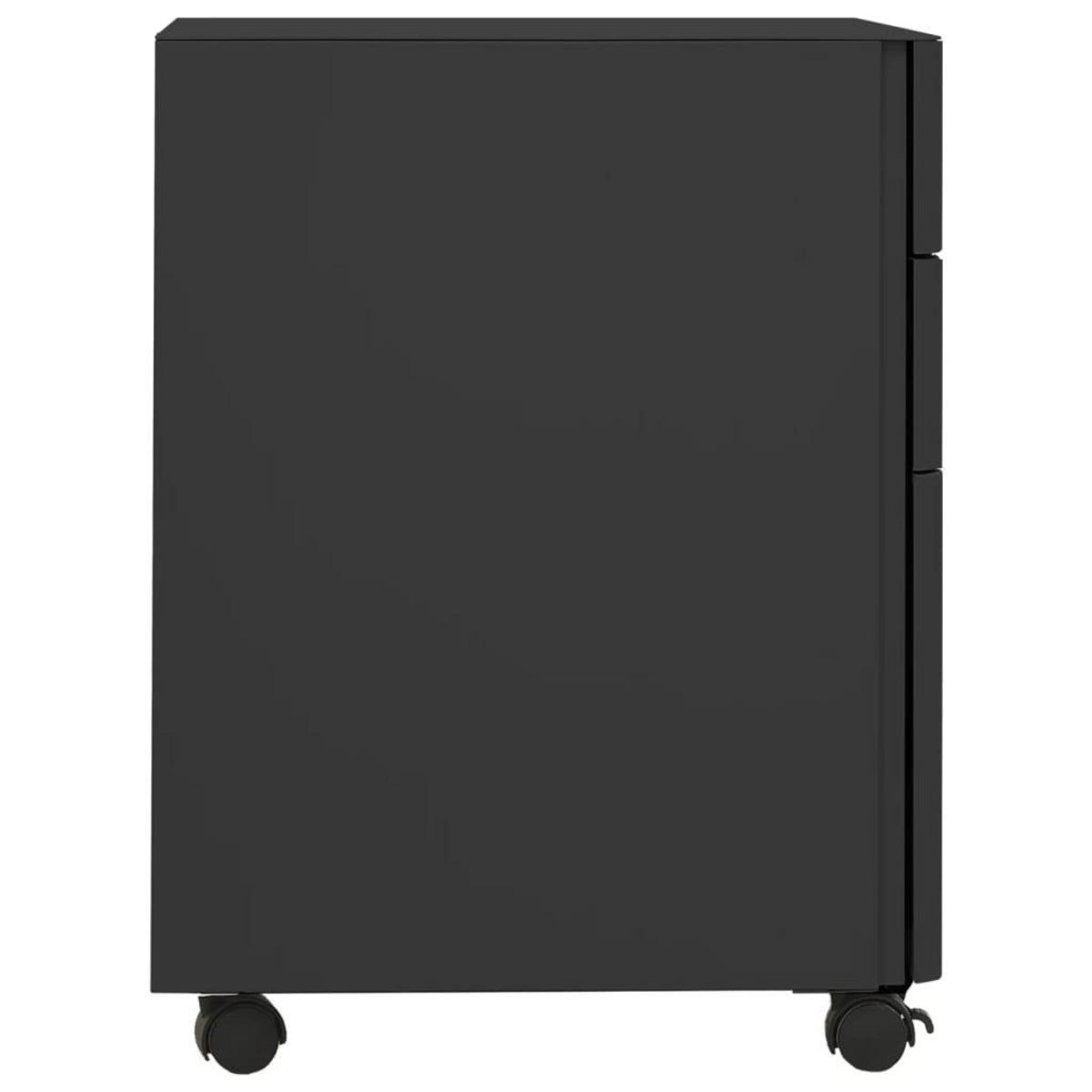 VIDAXL Classeur mobile Anthracite 30x45x59 cm Acier