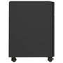 Voir la diapositive 3 : VIDAXL Classeur mobile Anthracite 30x45x59 cm Acier