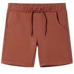 VIDAXL Short pour enfants avec cordon de serrage marron 128