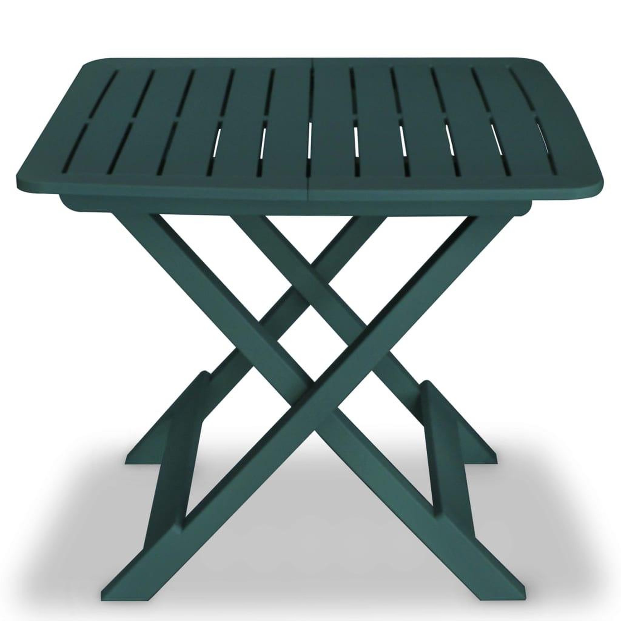 Voir la diapositive 2 : VIDAXL Ensemble de bistro pliable 3 pcs Plastique Vert