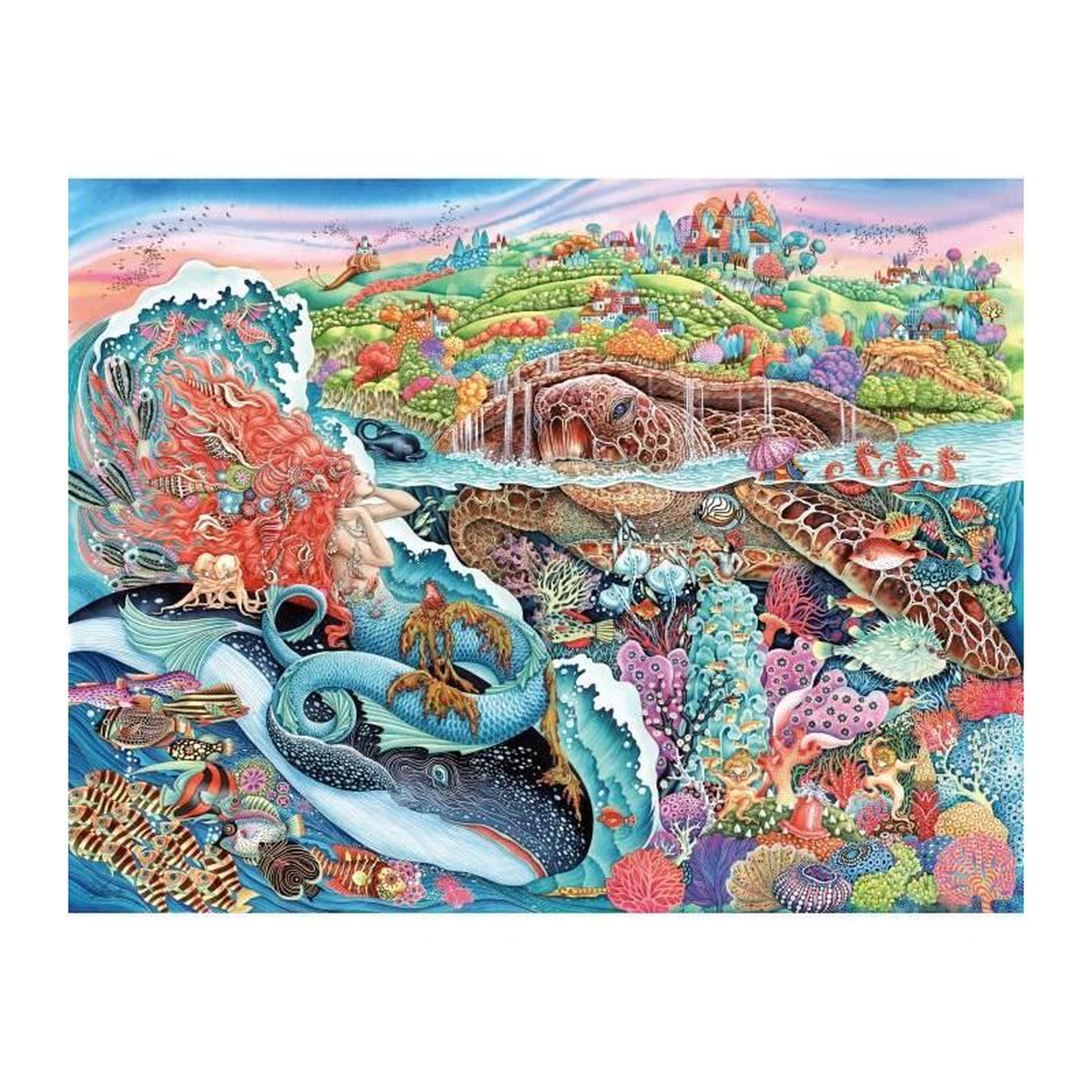 RAVENSBURGER Puzzle 2000 pièces - Le Mythe de Thalassa, Mer - Ravensburger - Pour adultes - Dès 14 ans