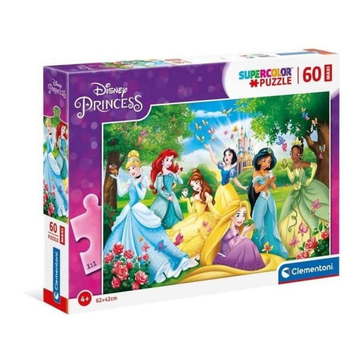CLEMENTONI Clementoni - 60 pieces Maxi - Princess