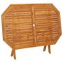 Voir la diapositive 4 : VIDAXL Ensemble a manger de jardin 5 pcs Bois d'acacia solide