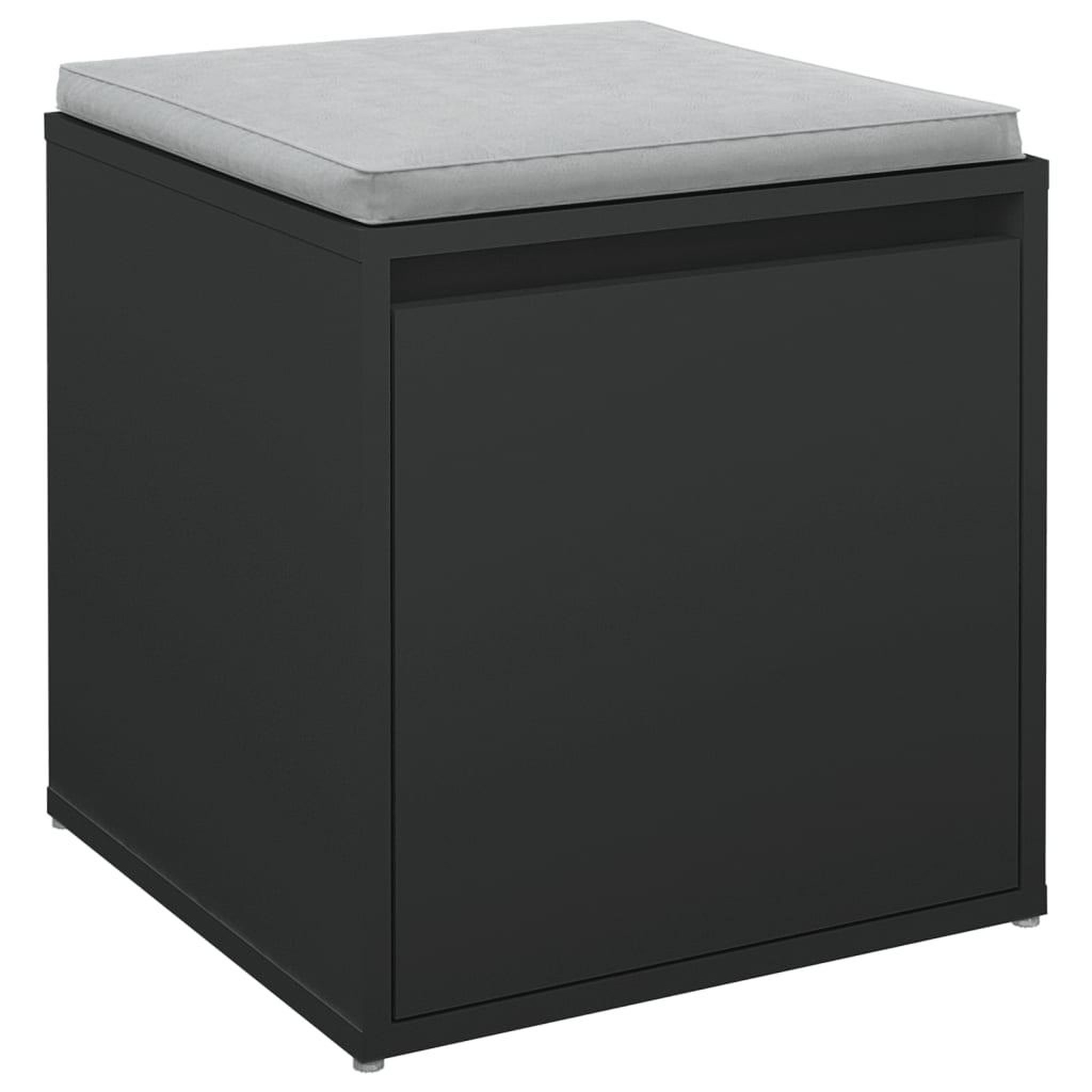 Voir la diapositive 4 : VIDAXL Tiroir boîte noir 40,5x40x40 cm bois d'ingenierie
