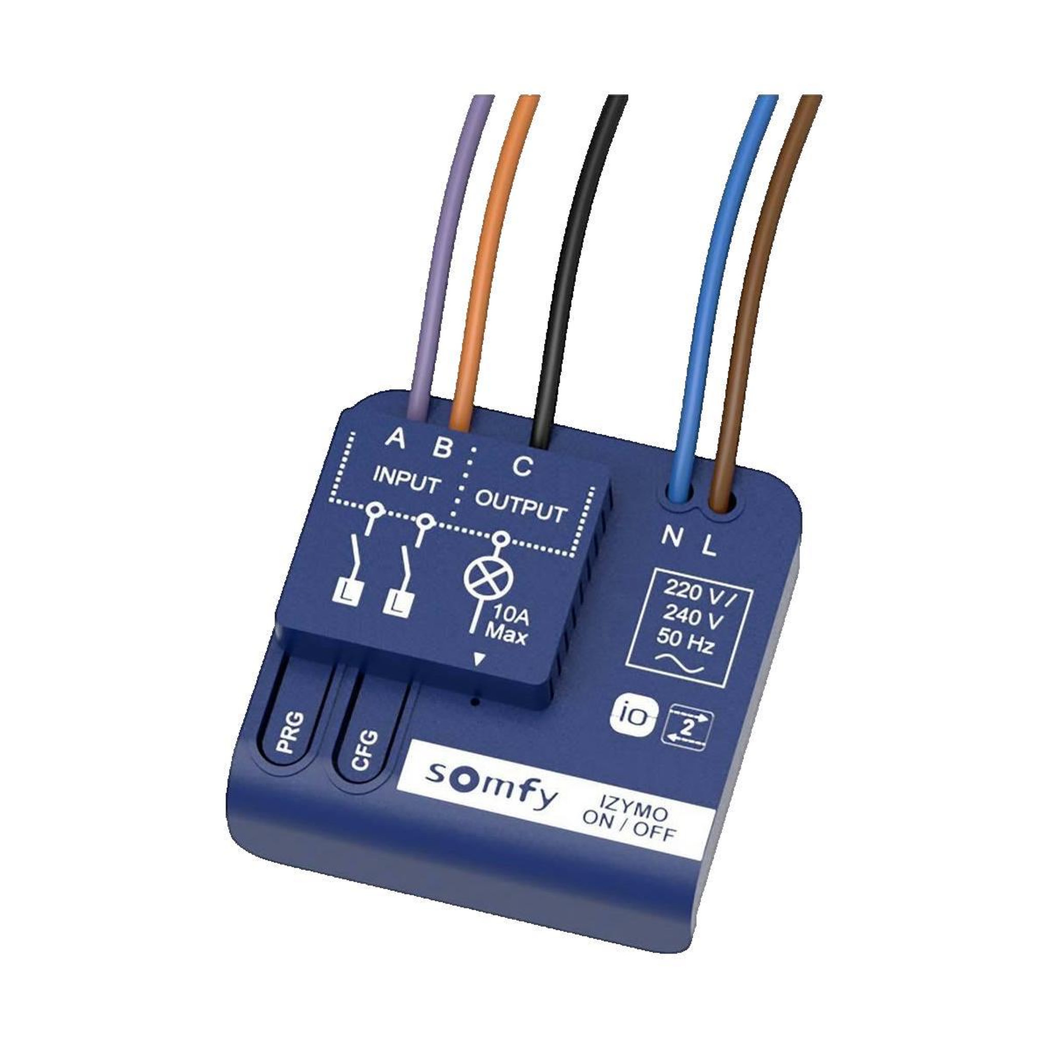 SOMFY Micro-récepteur connecté Somfy IZYMO IO blanc