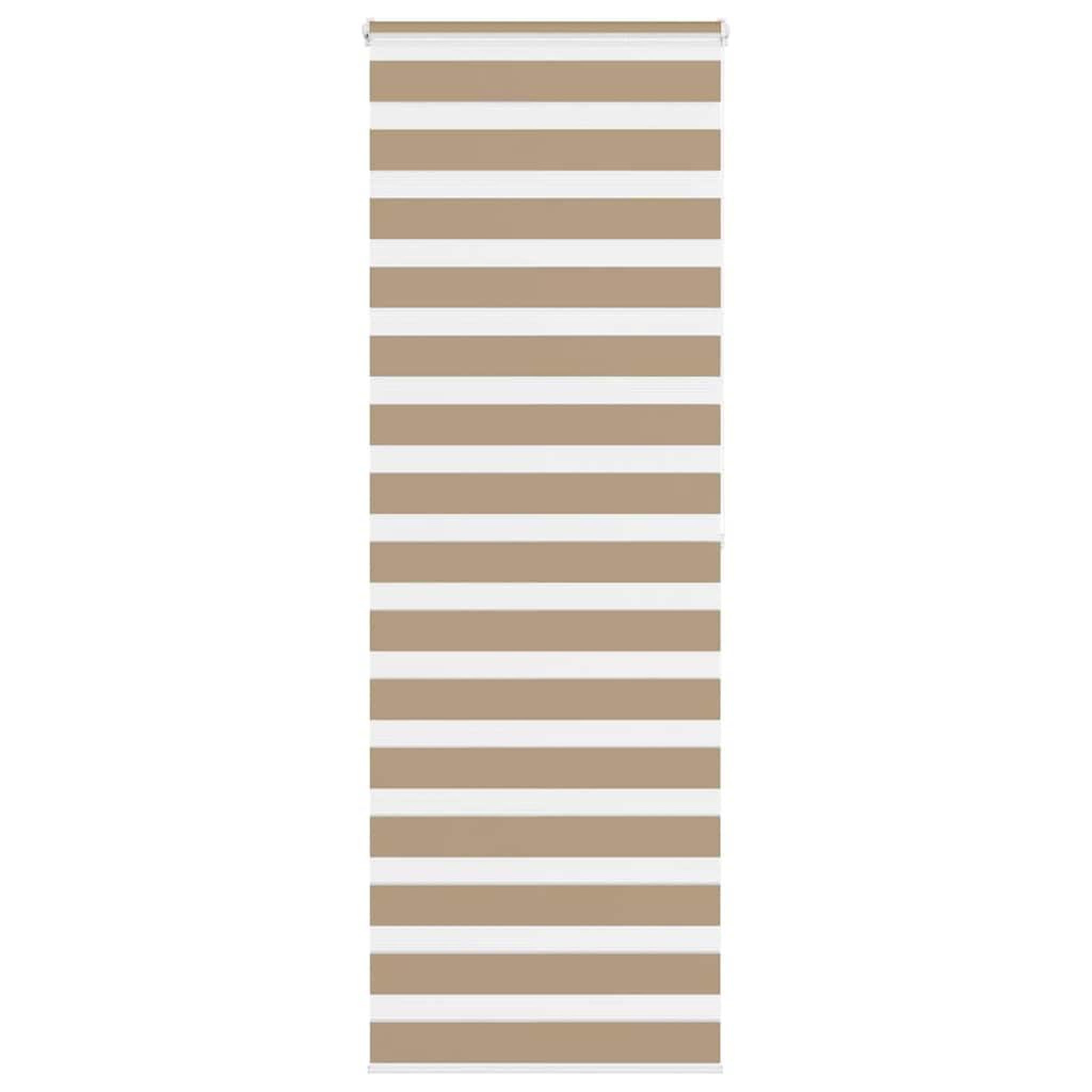 VIDAXL Store zebre marron sable largeur du tissu 80,9 cm polyester