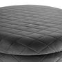 Voir la diapositive 4 : tectake Pouf coffre de rangement aspect velours COCO matelassé