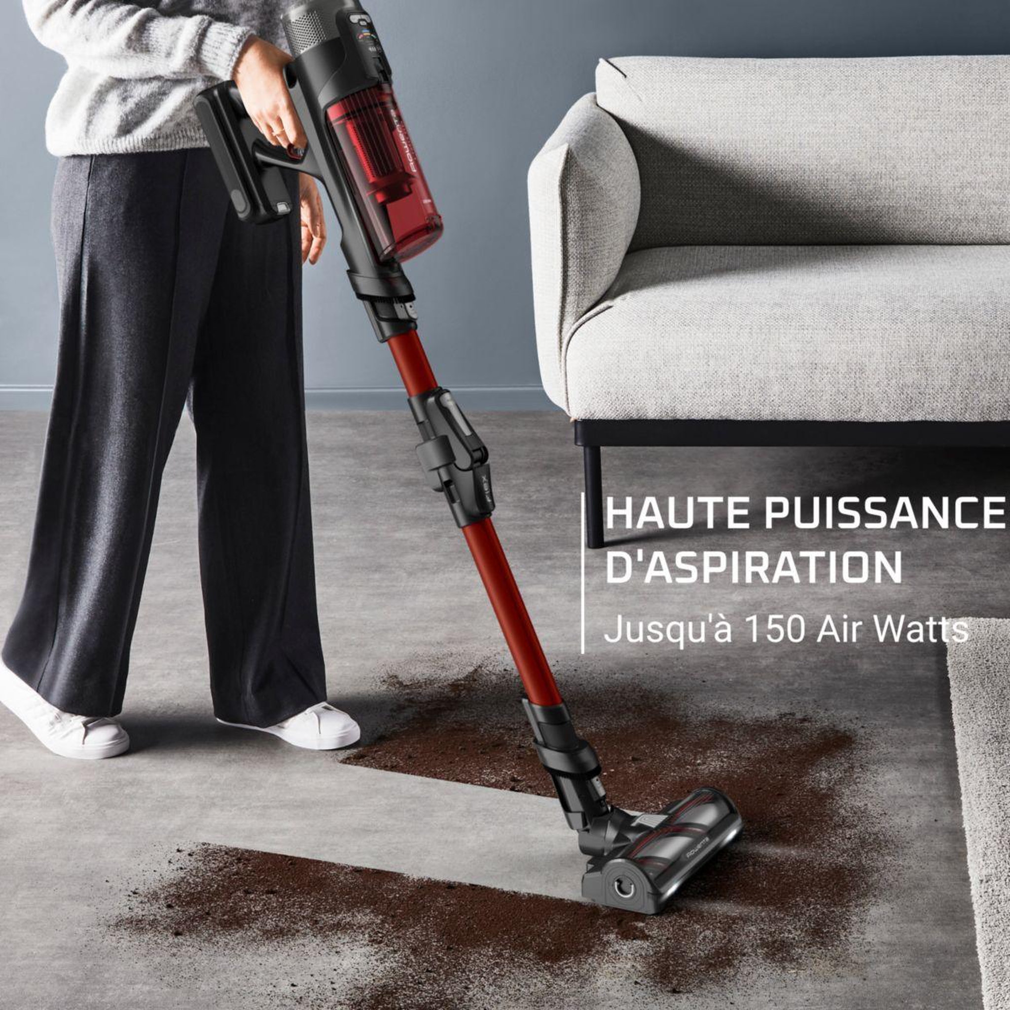 Voir la diapositive 3 : ROWENTA Aspirateur balai x force flex 13.60 animal rh9a73wo