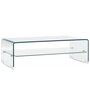 Voir la diapositive 1 : VIDAXL Table basse Clair 98x45x31 cm Verre trempe