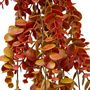 Voir la diapositive 2 : ATMOSPHERA Eucalyptus Artificiel Tombant  James  80cm Orange