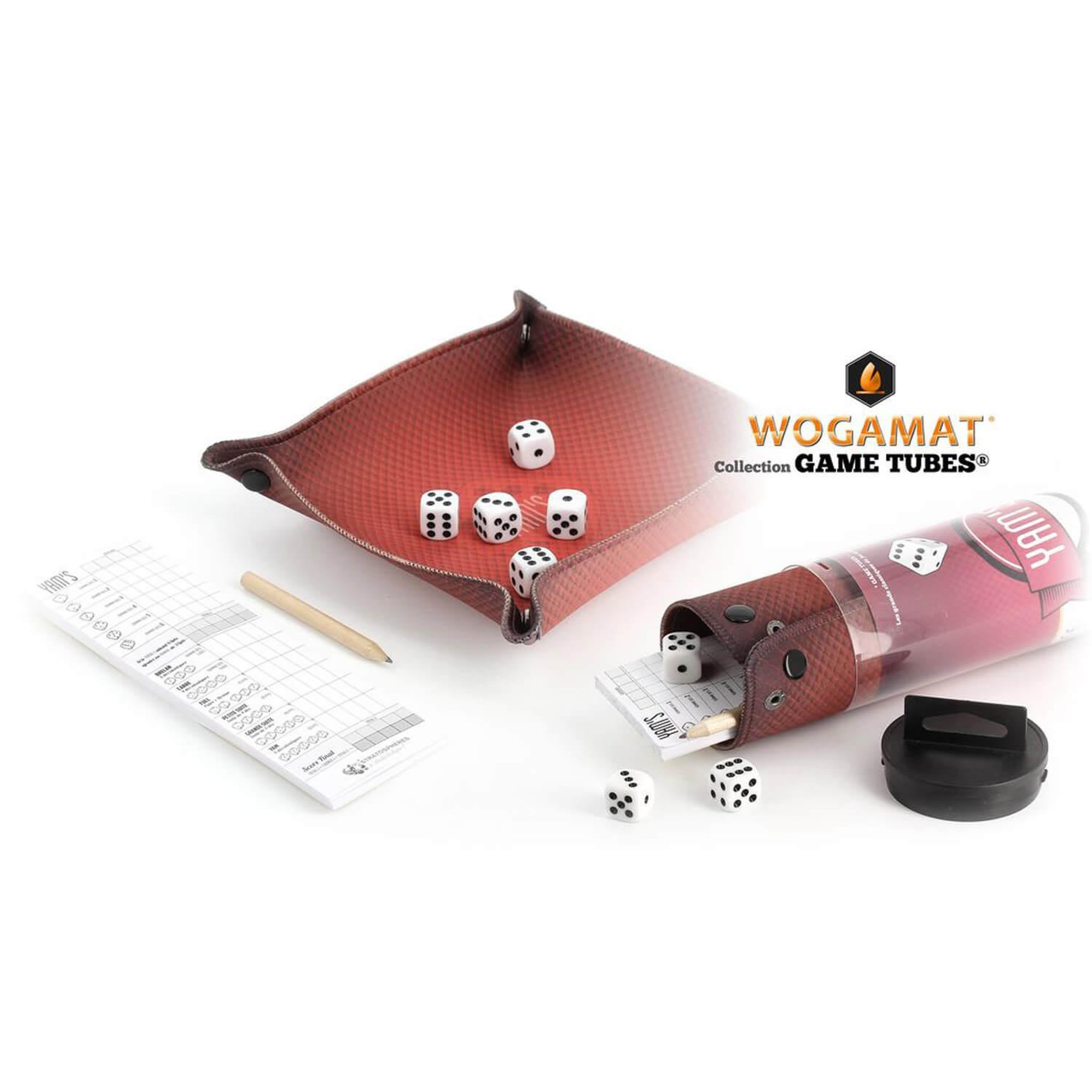 Voir la diapositive 6 : WOGAMAT Game Tubes - Yams - kit complet