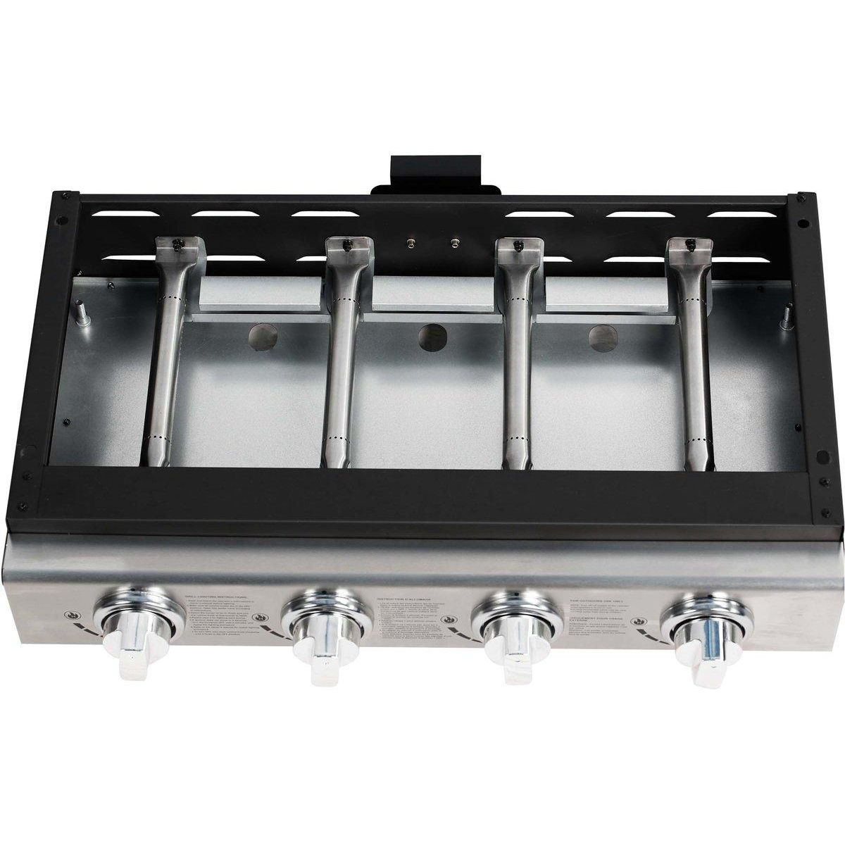 Habitat et Jardin Plancha  Presto 4  - 4 Brûleurs - 9.7kW - Gris