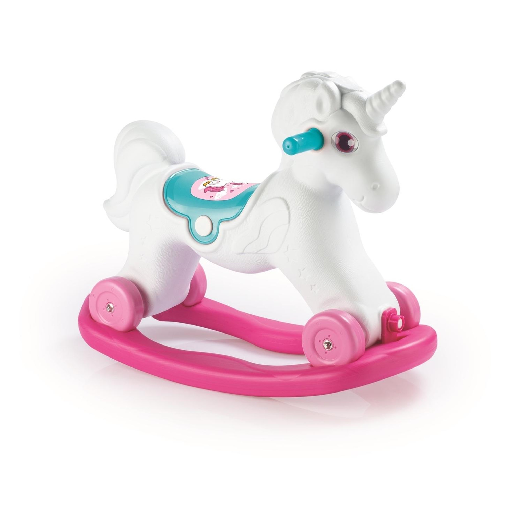 Voir la diapositive 3 : DOLU 2in1 - Cheval à bascule Licorne