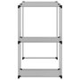 Voir la diapositive 4 : VIDAXL Support de rangement sur la machine a laver Gris 87x55x90,5 cm