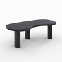 Voir la diapositive 1 : Rendez vous déco Table basse organique en bois massif de mindi noir-Brandan