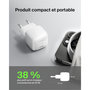 Voir la diapositive 5 : Belkin Chargeur 30W USB charge rapide PPS Blanc