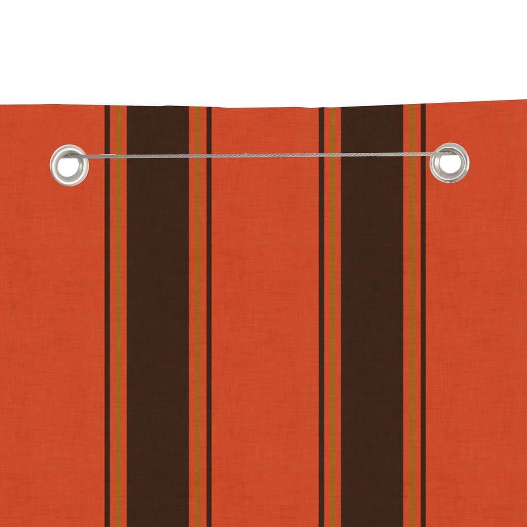 Voir la diapositive 3 : VIDAXL Ecran de balcon Orange et marron 80x240 cm Tissu Oxford
