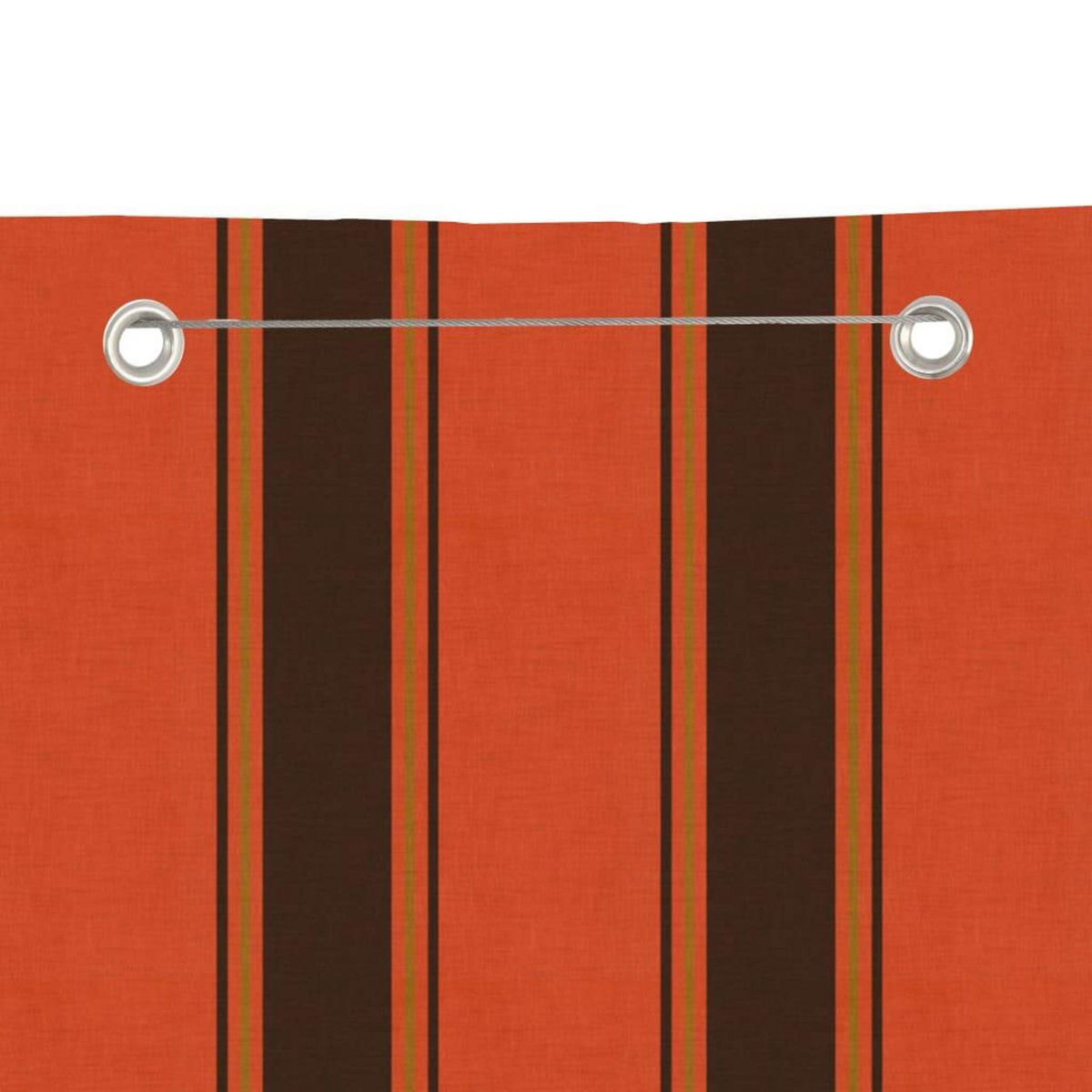 VIDAXL Ecran de balcon Orange et marron 80x240 cm Tissu Oxford