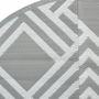 Voir la diapositive 5 : VIDAXL Tapis d'exterieur ARAKIL gris Ø160 cm PP