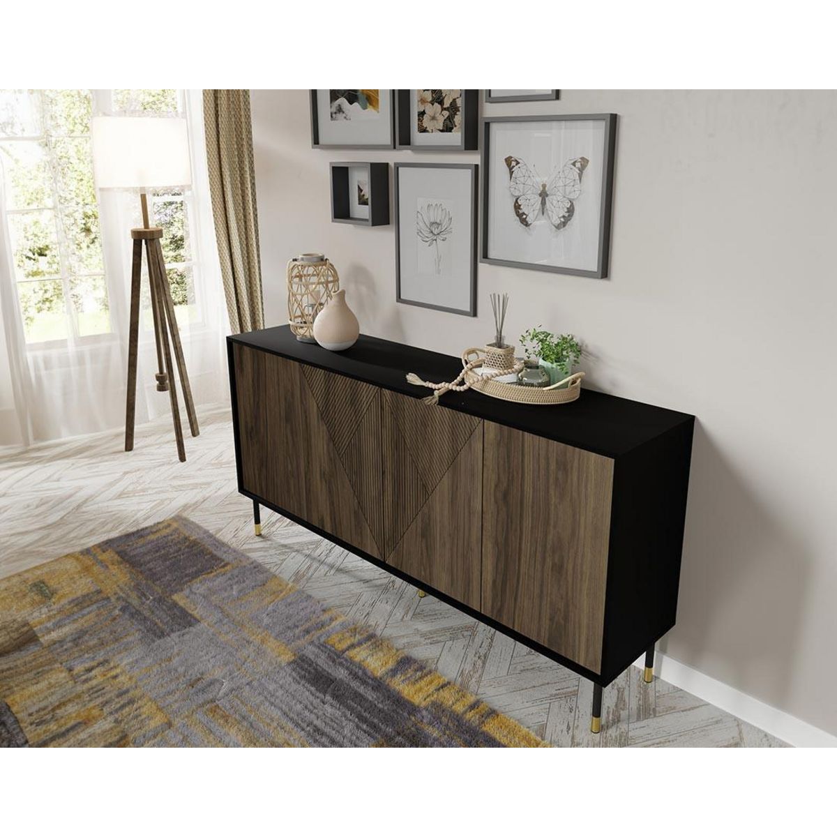 BEST MOBILIER Kirua - buffet bas - 180 cm