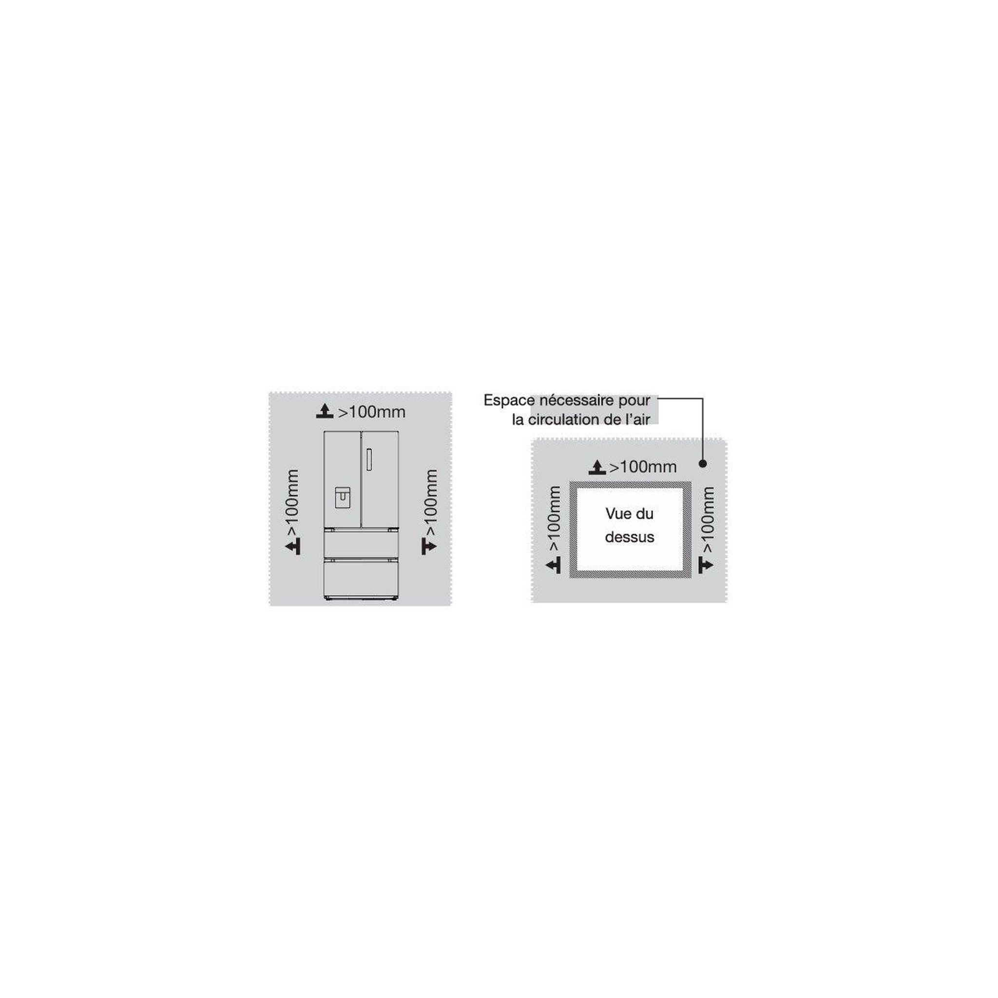 Voir la diapositive 4 : ESSENTIEL B Réfrigérateur multi portes ermvde190-85min1