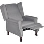 Voir la diapositive 3 : VIDAXL Fauteuil gris tissu