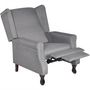 Voir la diapositive 3 : VIDAXL Fauteuil gris tissu
