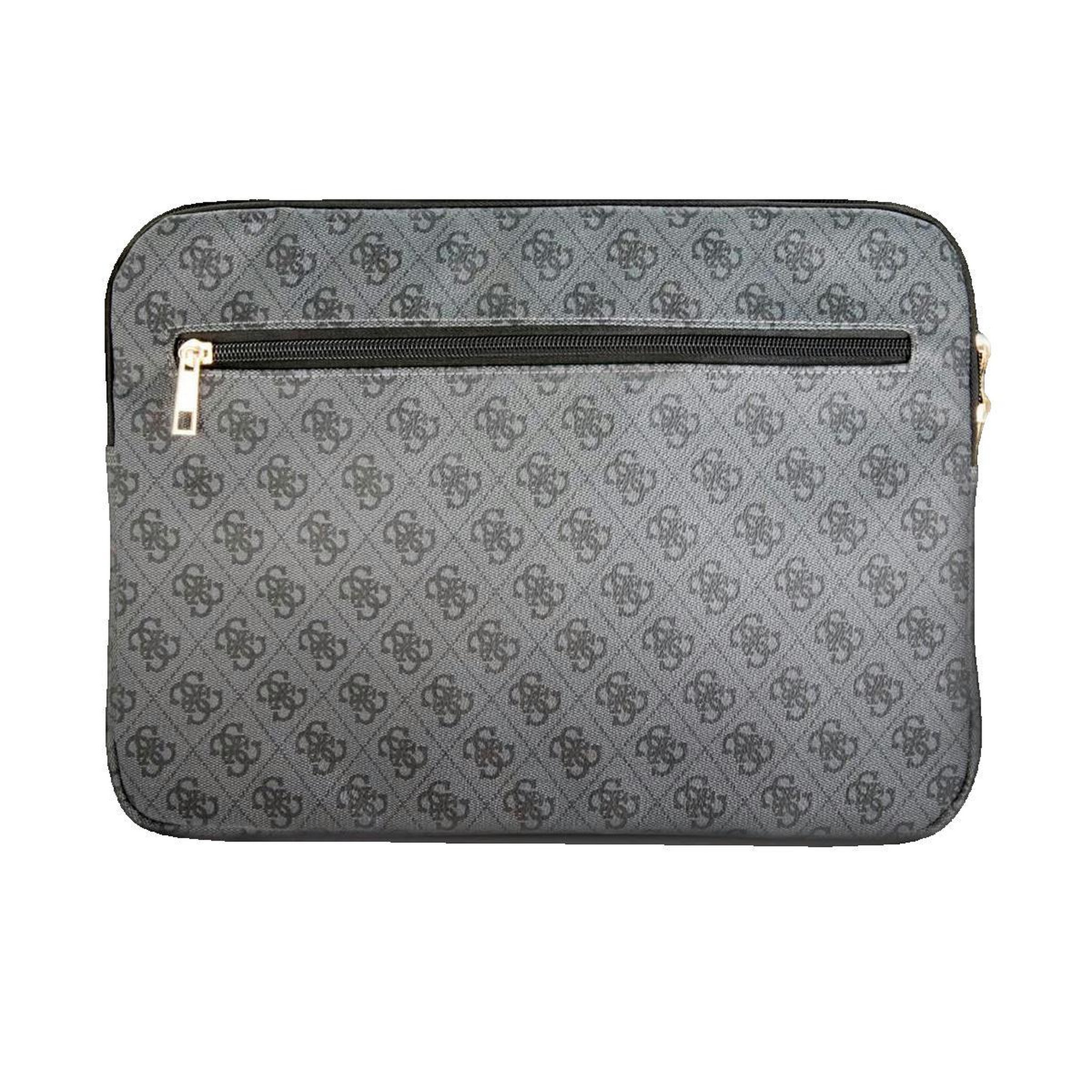 Voir la diapositive 3 : GUESS Housse ordinateur Guess Uptown cuir synthétique gris pour 13 pouces