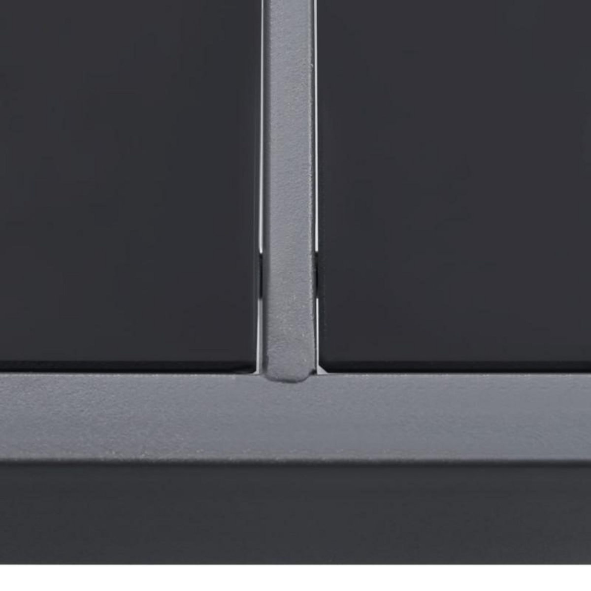 VIDAXL Mobilier de salle à manger d extérieur 9 pc Acier