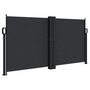 Voir la diapositive 2 : VIDAXL Auvent lateral retractable noir 120x1000 cm