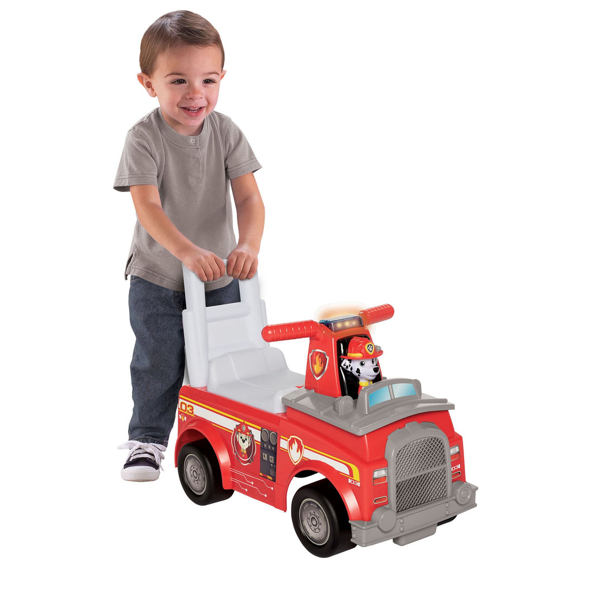 JAKKS PACIFIC Porteur Camion de Pompier de Marcus - Pat' Patrouille