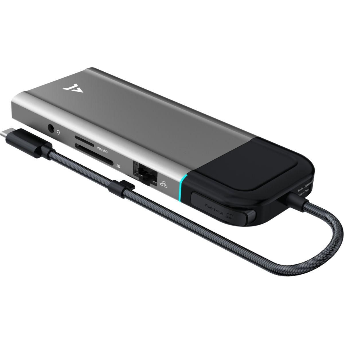 ADEQWAT Hub USB C USB-C / multiports 11 en 1