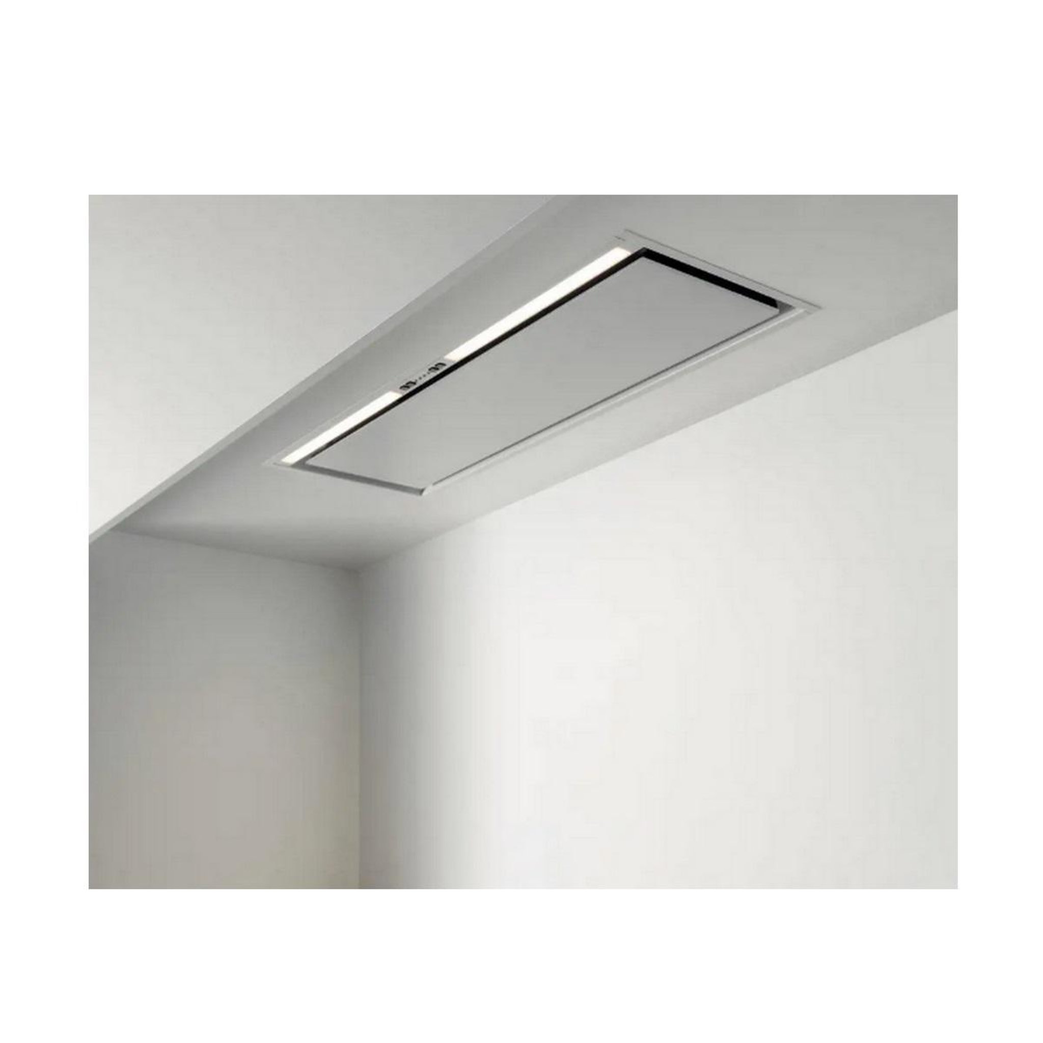Voir la diapositive 5 : Novy Hotte encastrable crystal 26080  90cm verre blanc