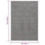 Voir la diapositive 6 : VIDAXL Tapis a poils courts 160x230 cm Gris