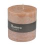 Voir la diapositive 2 : Paris Prix Bougie Pilier Ronde Déco  Rustique  10cm Taupe