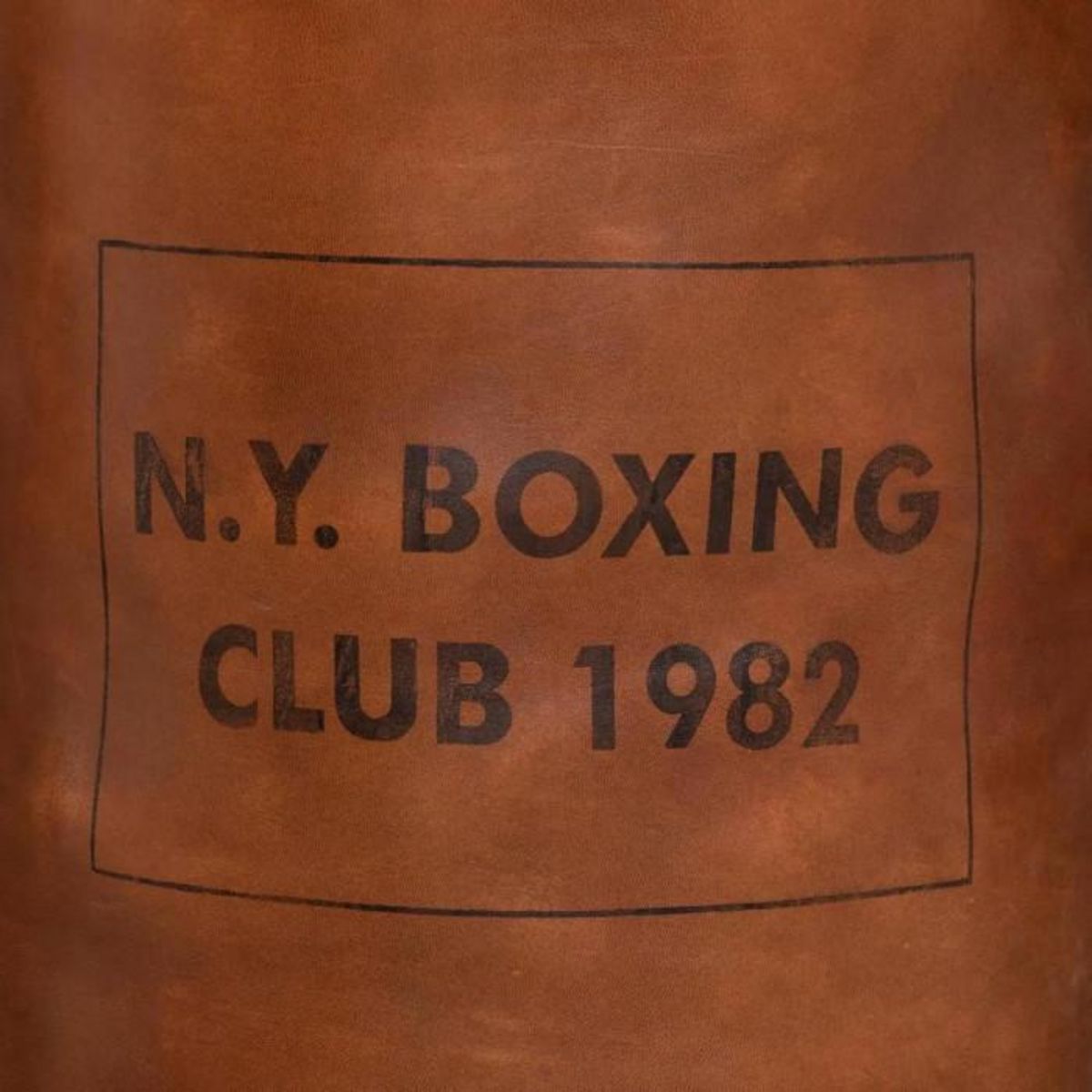 ATMOSPHERA Sac de Boxe en Cuir Déco  Loft  100cm Marron
