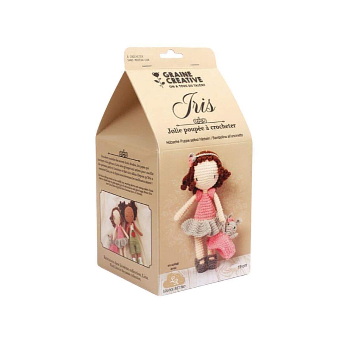 Graine créative Kit crochet poupee - Iris