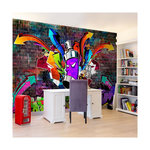 Paris Prix Papier Peint  Graffiti : Colourful Attack. Coloris disponibles : Multicolore